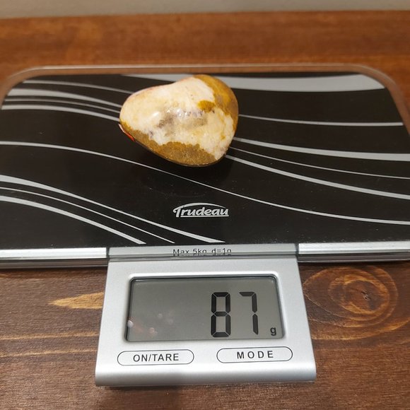 🔥 Sale 🔥 Red Banded Calcite Puffer Heart - Final Price - Picture 14 of 14